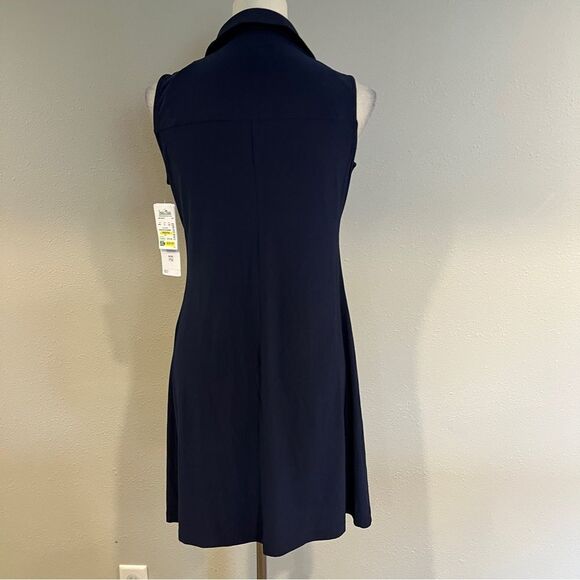 MSK navy sleeveless a-line dress - Picture 6 of 13